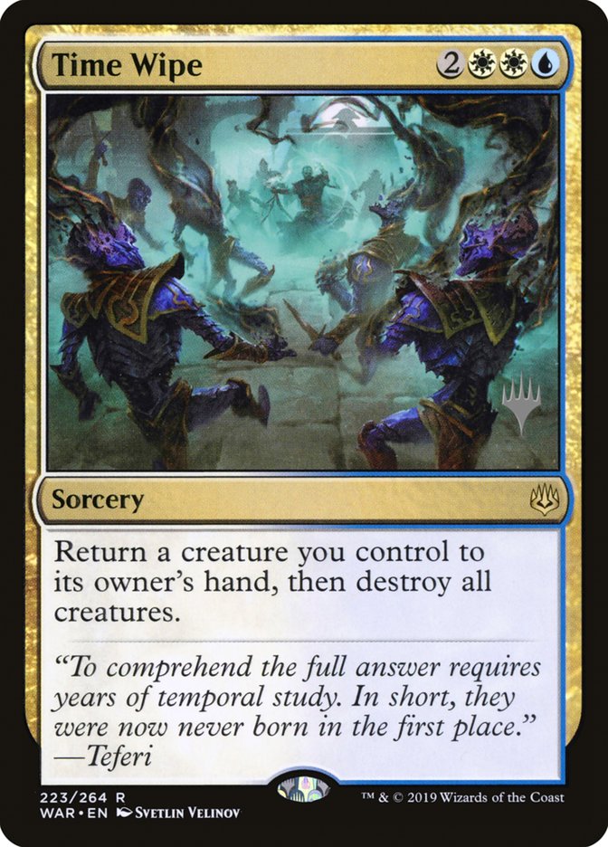 Time Wipe (Promo Pack) [War of the Spark Promos] | Gamers Paradise