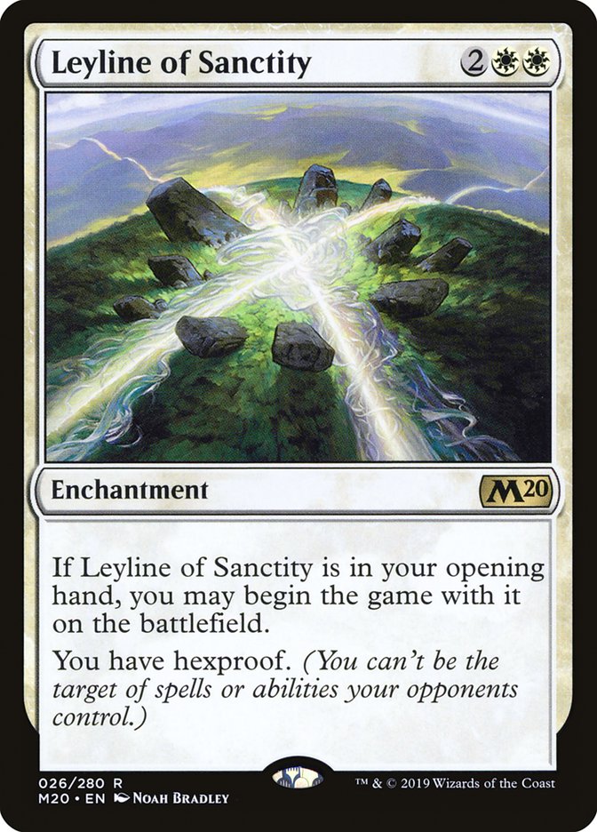 Leyline of Sanctity [Core Set 2020] | Gamers Paradise