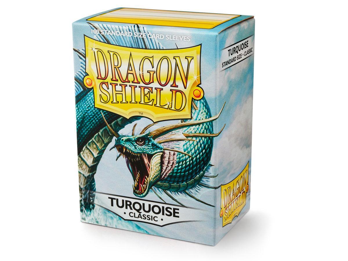 Dragon Shield: Standard 100ct Sleeves - Turquoise (Classic) | Gamers Paradise