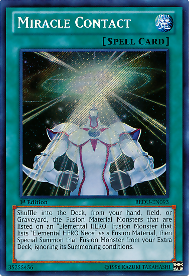 Miracle Contact [REDU-EN093] Secret Rare | Gamers Paradise