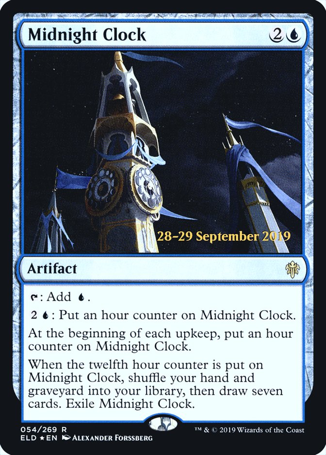 Midnight Clock [Throne of Eldraine Prerelease Promos] | Gamers Paradise