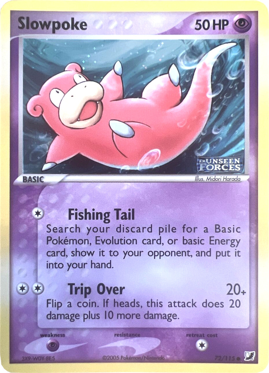 Slowpoke (72/115) (Stamped) [EX: Unseen Forces] | Gamers Paradise