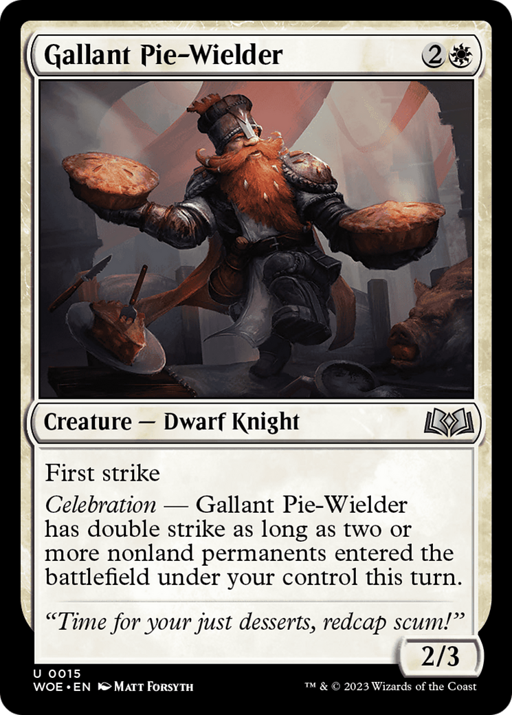 Gallant Pie-Wielder [Wilds of Eldraine] | Gamers Paradise