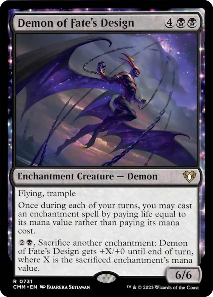 Demon of Fate's Design [Commander Masters] | Gamers Paradise