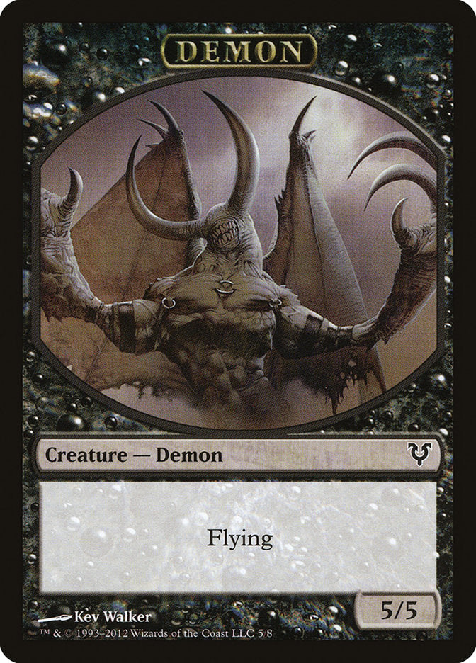 Demon Token [Avacyn Restored Tokens] | Gamers Paradise