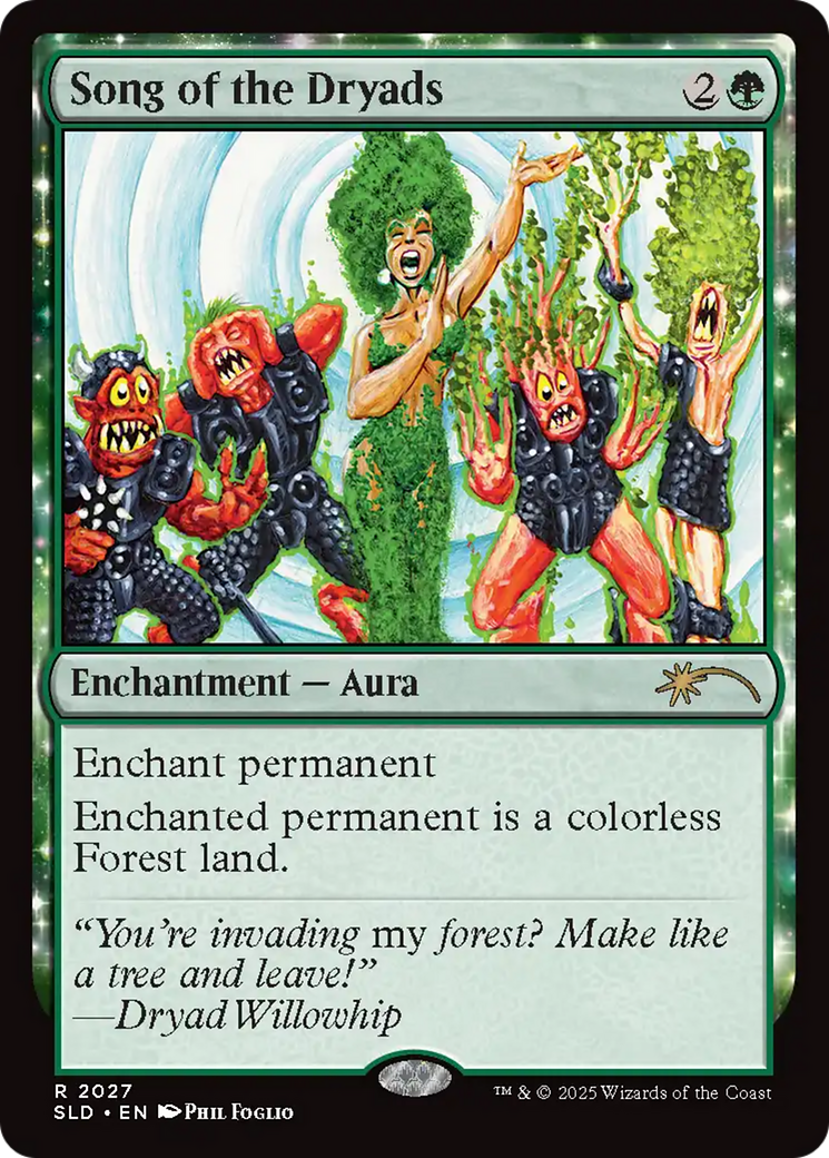 Song of the Dryads (2027) (Rainbow Foil) [Secret Lair Drop Series] | Gamers Paradise