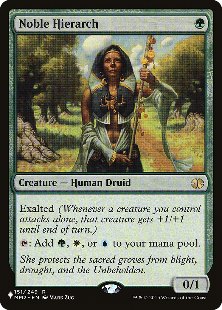 Noble Hierarch [The List Reprints] | Gamers Paradise