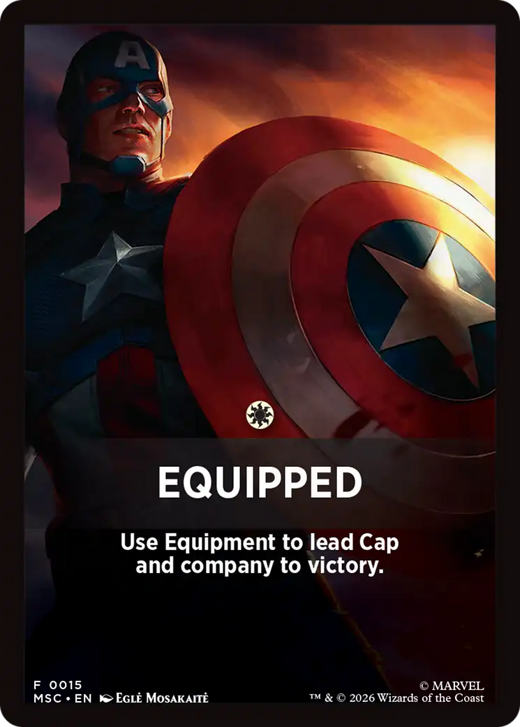 Equipped Theme Card [Marvel Super Heroes Commander] | Gamers Paradise