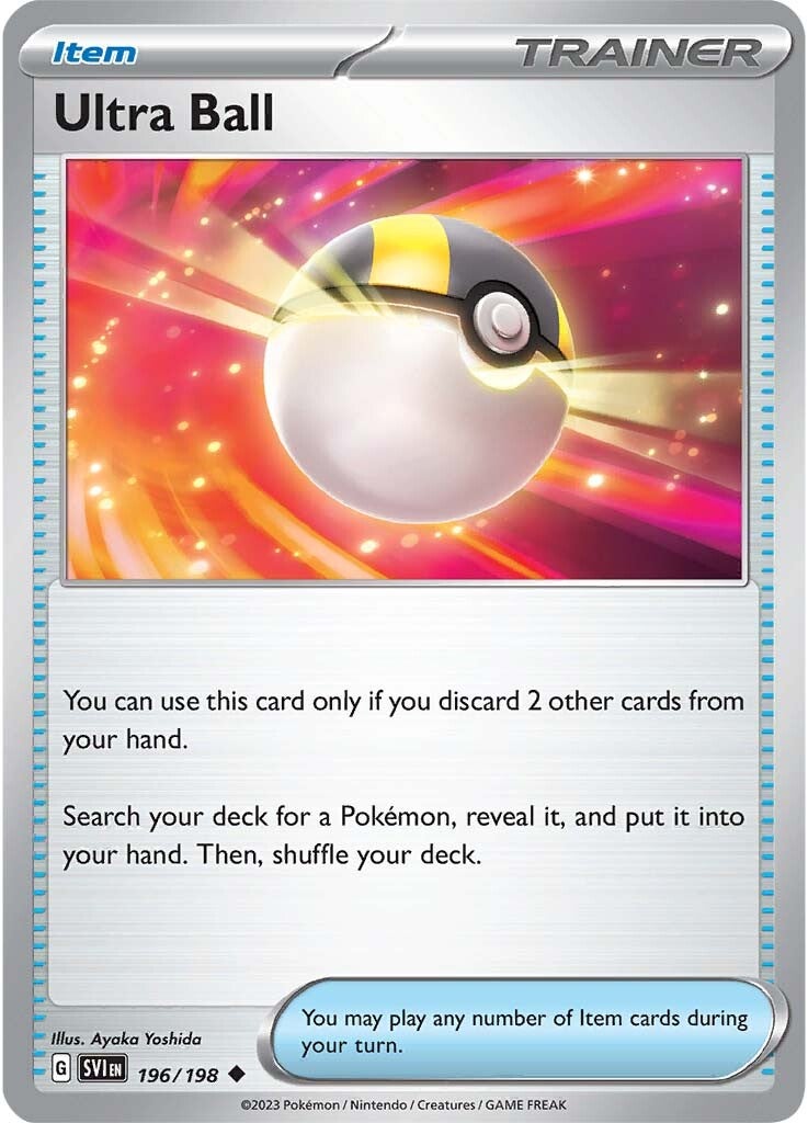 Ultra Ball (196/198) [Scarlet & Violet: Base Set] | Gamers Paradise