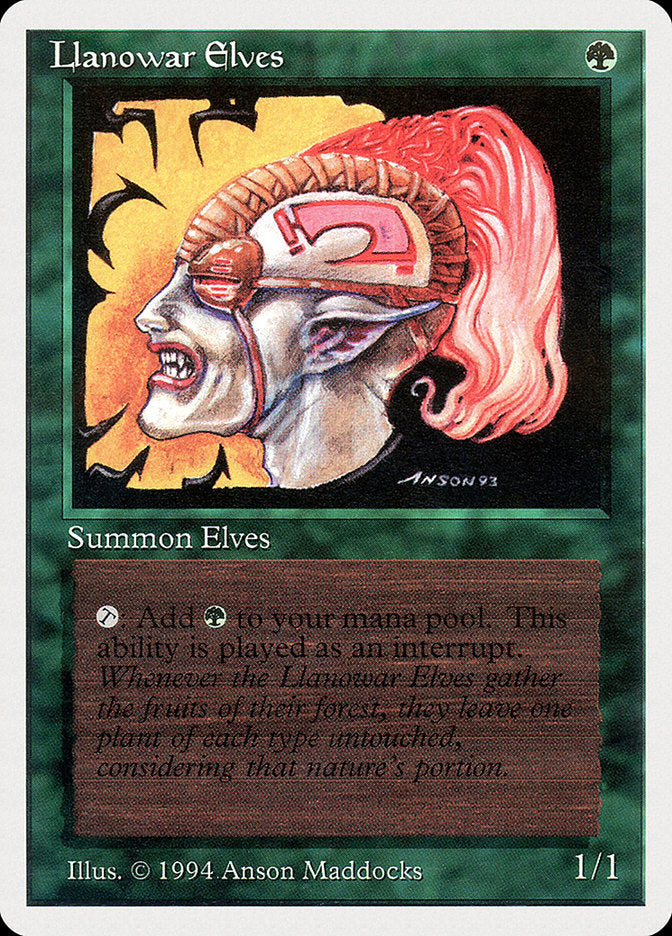 Llanowar Elves [Summer Magic / Edgar] | Gamers Paradise