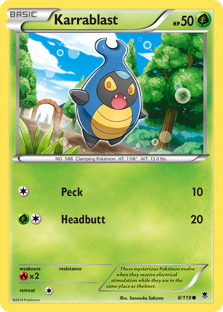 Karrablast (8/119) [XY: Phantom Forces] | Gamers Paradise