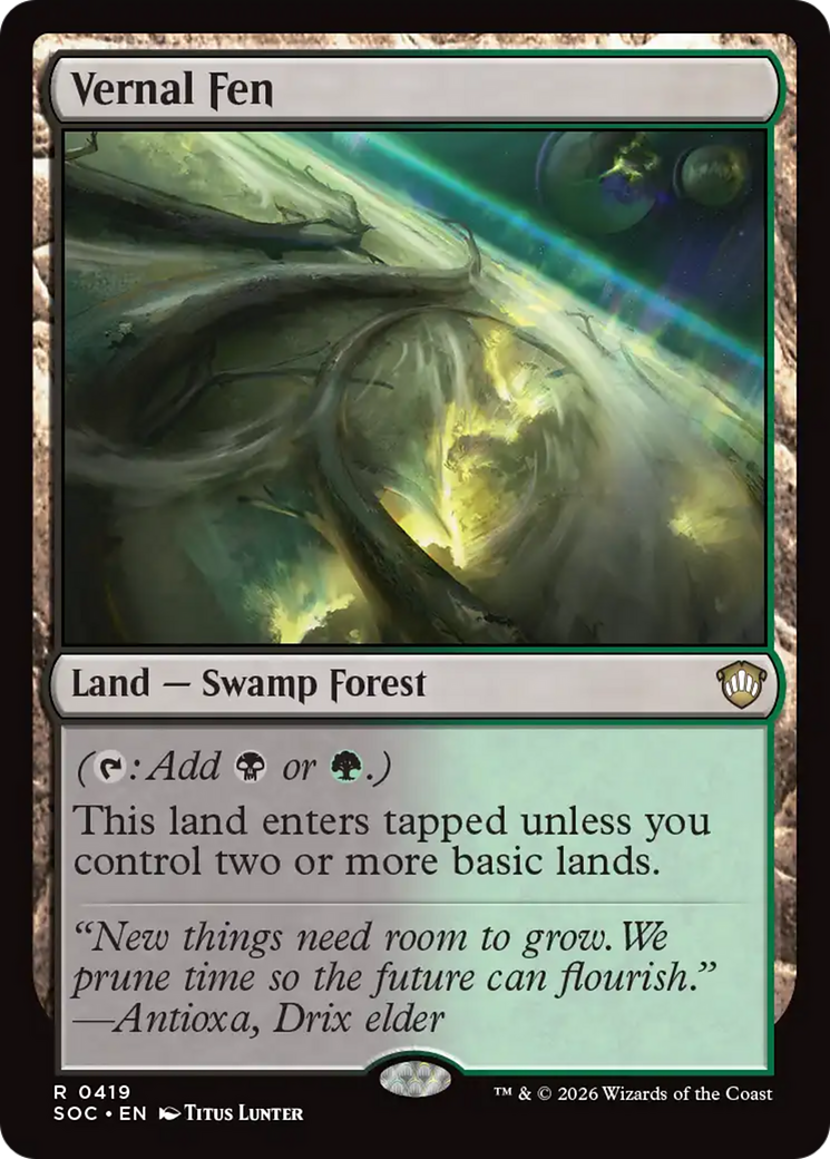 Vernal Fen [Secrets of Strixhaven Commander] | Gamers Paradise