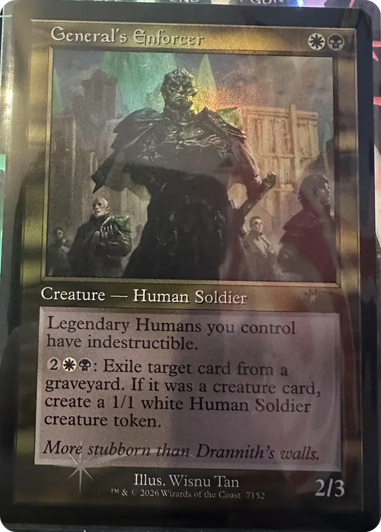 General's Enforcer (7152) (Retro Frame) [Secret Lair Drop Series] | Gamers Paradise