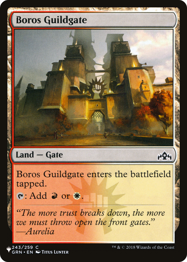 Boros Guildgate [The List] | Gamers Paradise