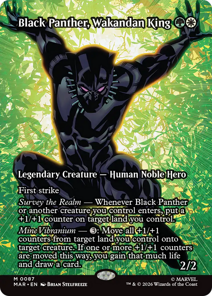 Black Panther, Wakandan King (Borderless) [Marvel Universe: Eternal-Legal] | Gamers Paradise