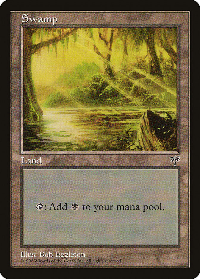 Swamp (Two Sets of Eyes Bottom Right) [Mirage] | Gamers Paradise