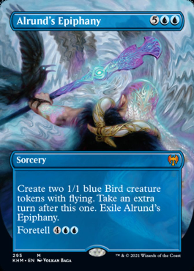 Alrund's Epiphany (Borderless Alternate Art) [Kaldheim] | Gamers Paradise