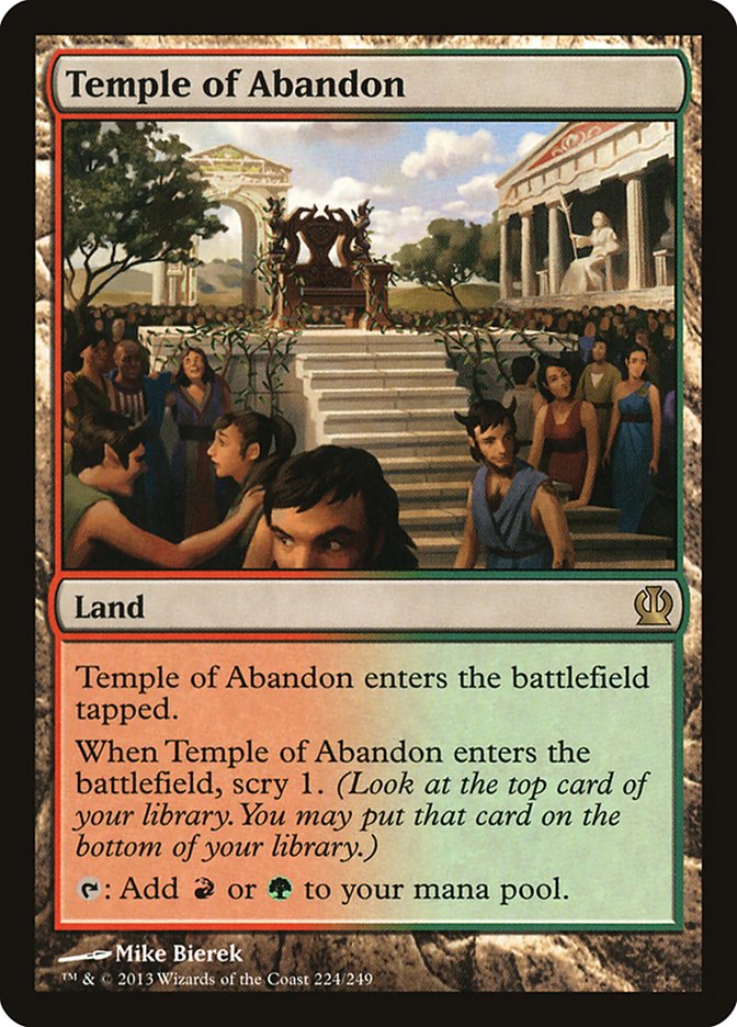 Temple of Abandon [Theros] | Gamers Paradise