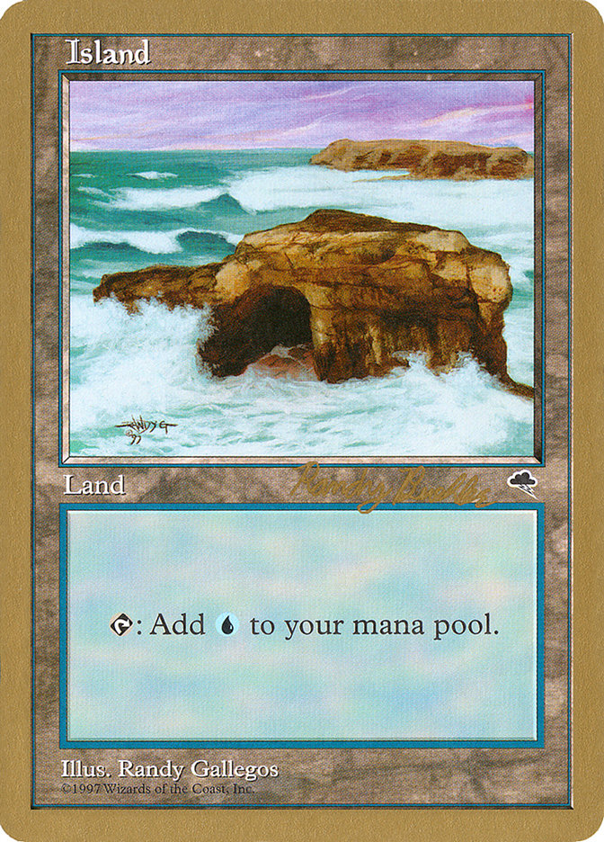 Island (rb336) (Randy Buehler) [World Championship Decks 1998] | Gamers Paradise
