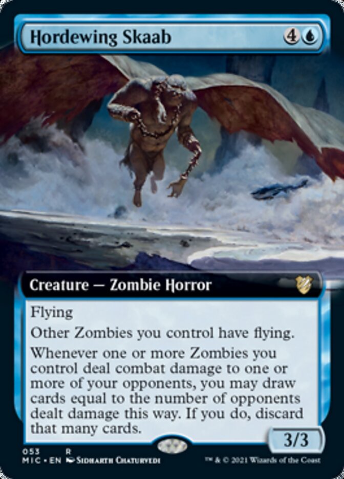 Hordewing Skaab (Extended Art) [Innistrad: Midnight Hunt Commander] | Gamers Paradise