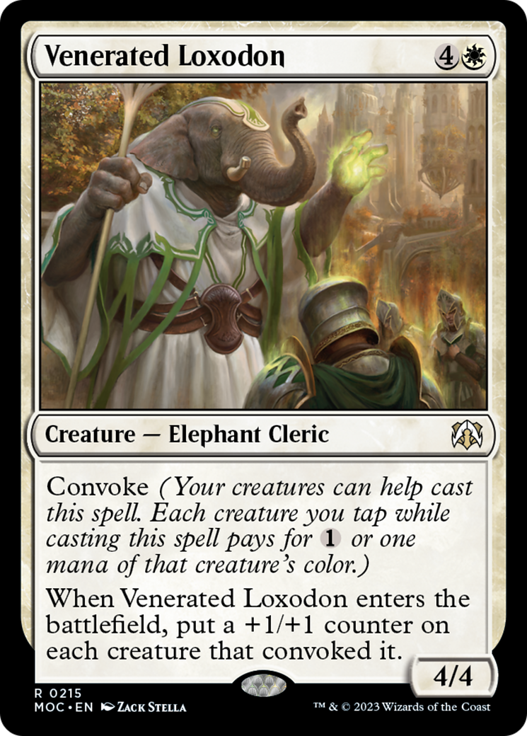 Venerated Loxodon [March of the Machine Commander] | Gamers Paradise