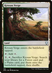 Krosan Verge [Phyrexia: All Will Be One Commander] | Gamers Paradise