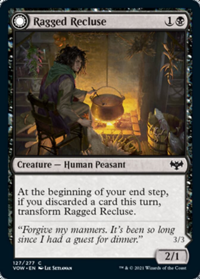 Ragged Recluse // Odious Witch [Innistrad: Crimson Vow] | Gamers Paradise