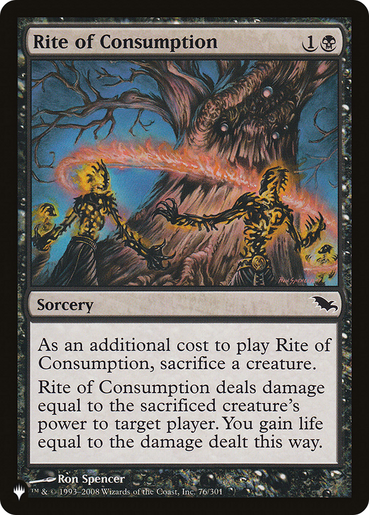 Rite of Consumption [The List] | Gamers Paradise