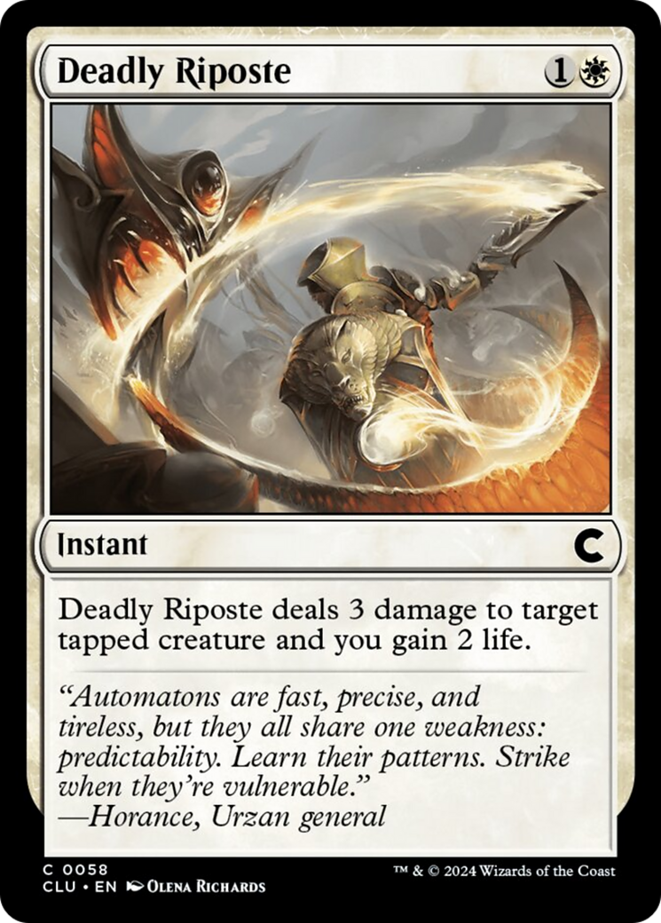 Deadly Riposte [Ravnica: Clue Edition] | Gamers Paradise