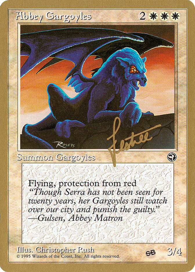 Abbey Gargoyles (Bertrand Lestree) (SB) [Pro Tour Collector Set] | Gamers Paradise
