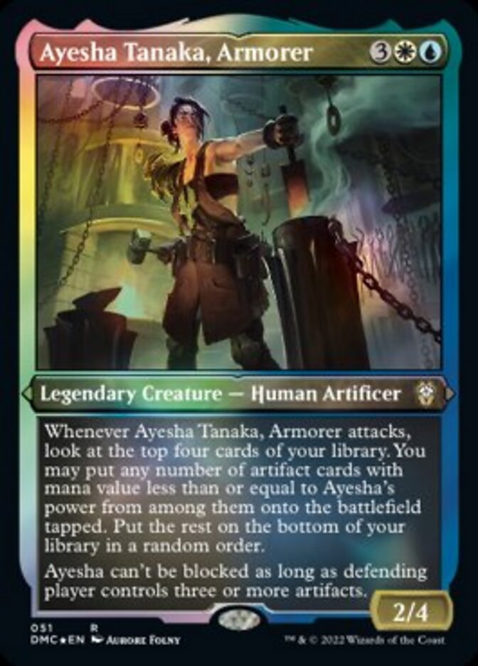 Ayesha Tanaka, Armorer (Foil Etched) [Dominaria United Commander] | Gamers Paradise