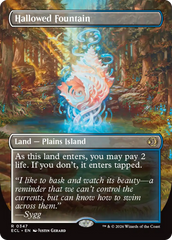 Hallowed Fountain (Borderless) [Lorwyn Eclipsed] | Gamers Paradise