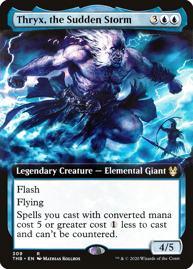 Thryx, the Sudden Storm (Extended Art) [Theros Beyond Death] | Gamers Paradise