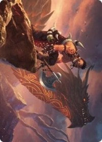 Dragonkin Berserker Art Card [Kaldheim Art Series] | Gamers Paradise