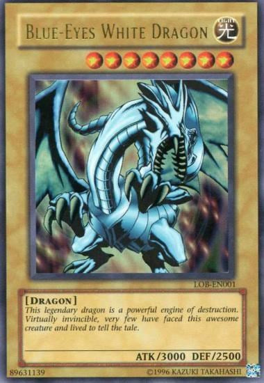 Blue-Eyes White Dragon [LOB-EN001] Ultra Rare | Gamers Paradise