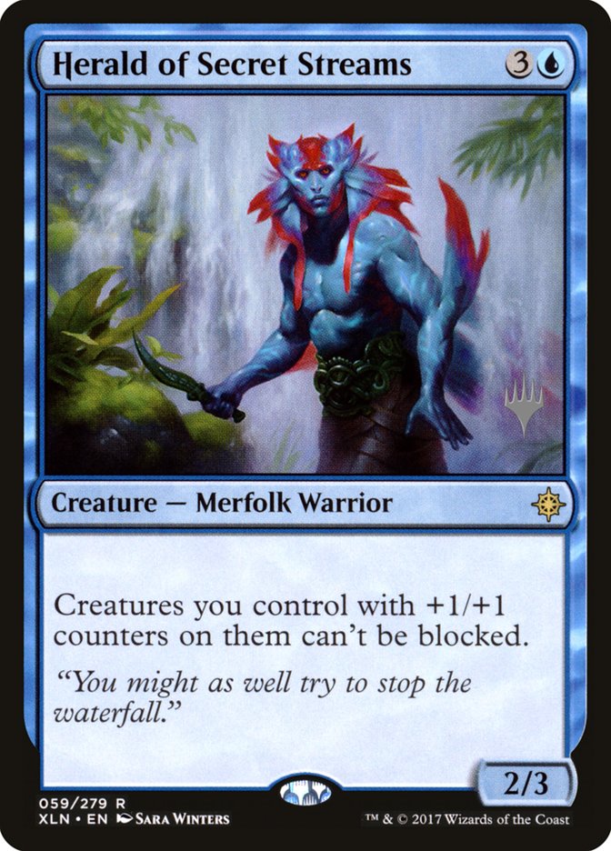 Herald of Secret Streams (Promo Pack) [Ixalan Promos] | Gamers Paradise