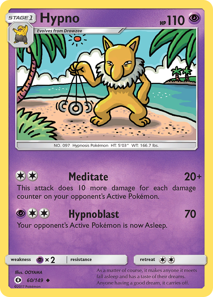 Hypno (60/149) [Sun & Moon: Base Set] | Gamers Paradise