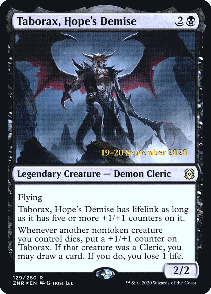 Taborax, Hope's Demise [Zendikar Rising Prerelease Promos] | Gamers Paradise