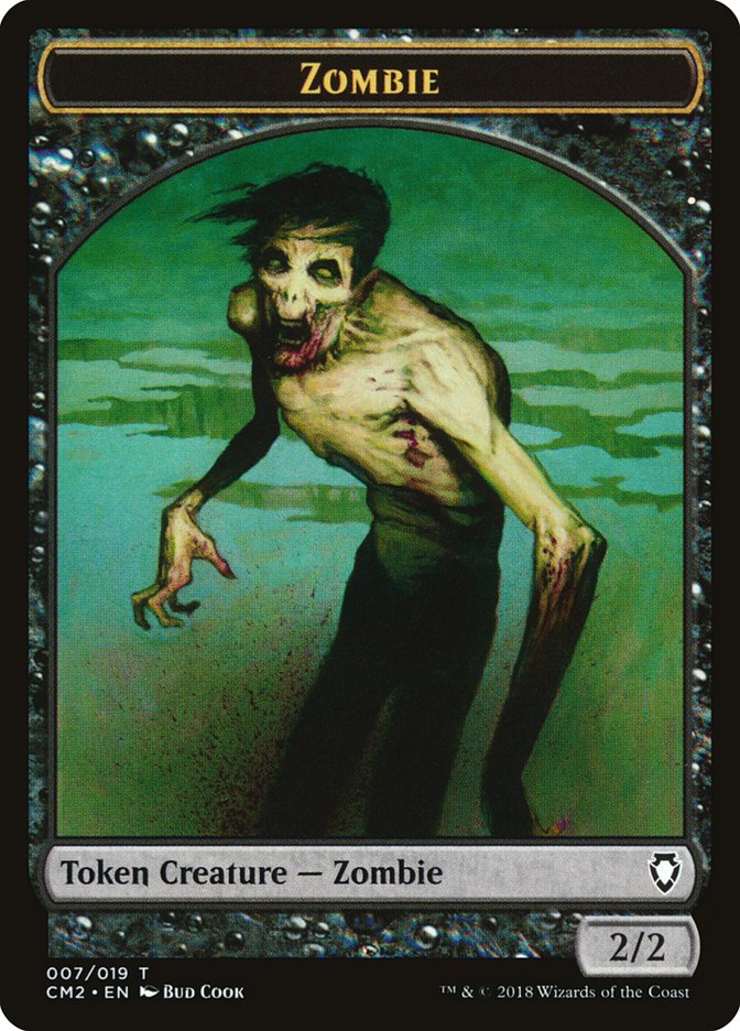 Zombie Token [Commander Anthology Volume II Tokens] | Gamers Paradise