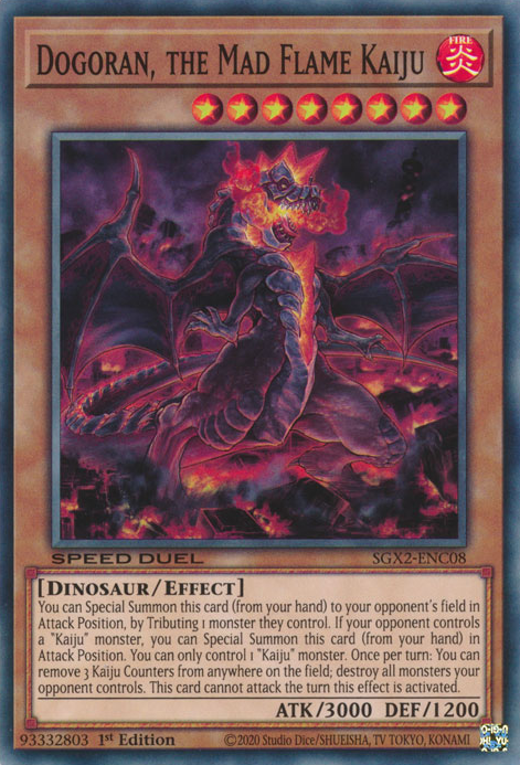 Dogoran, the Mad Flame Kaiju [SGX2-ENC08] Common | Gamers Paradise