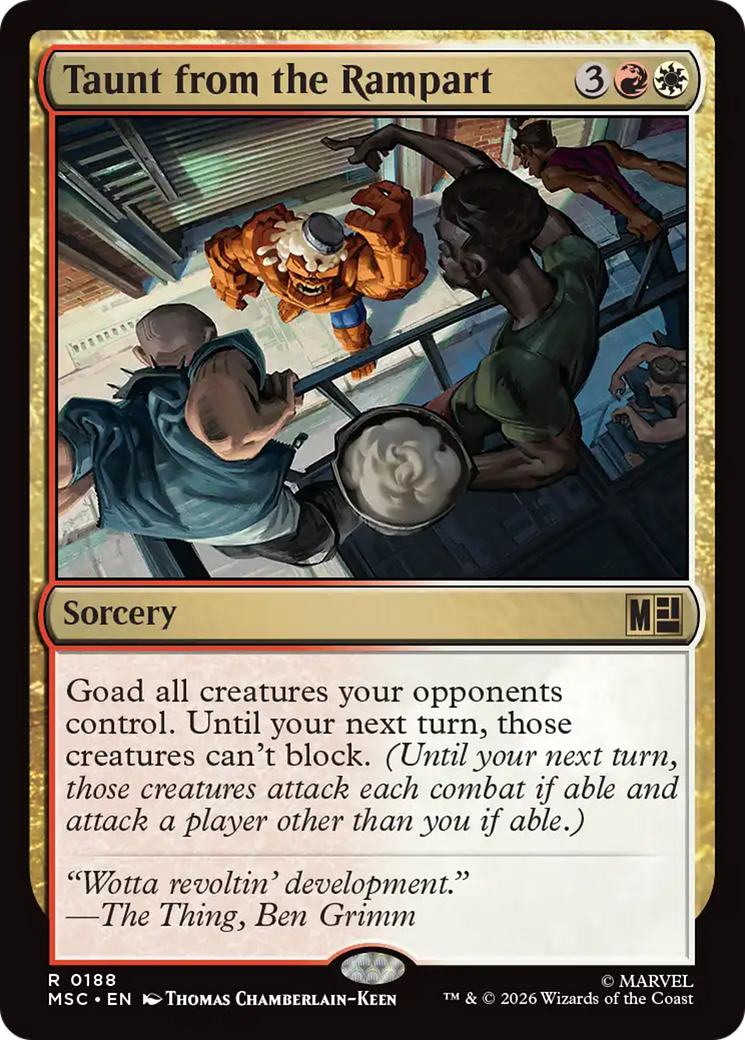 Taunt from the Rampart [Marvel Super Heroes Commander] | Gamers Paradise