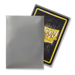 Dragon Shield: Standard 100ct Sleeves - Silver (Classic) | Gamers Paradise