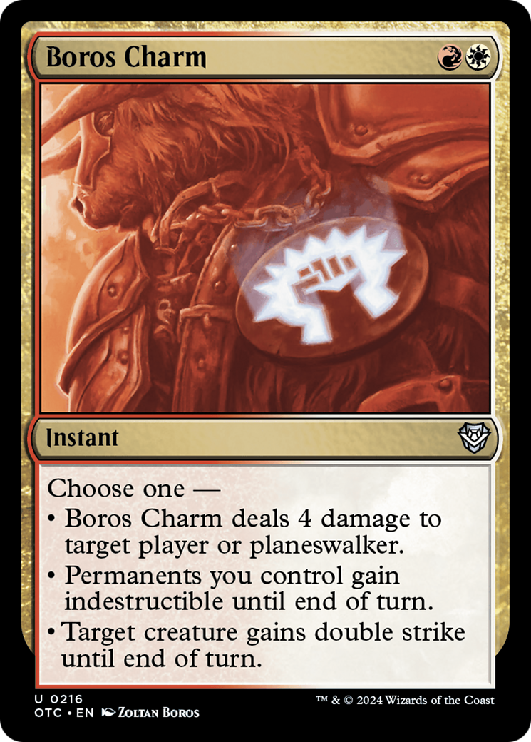 Boros Charm [Outlaws of Thunder Junction Commander] | Gamers Paradise