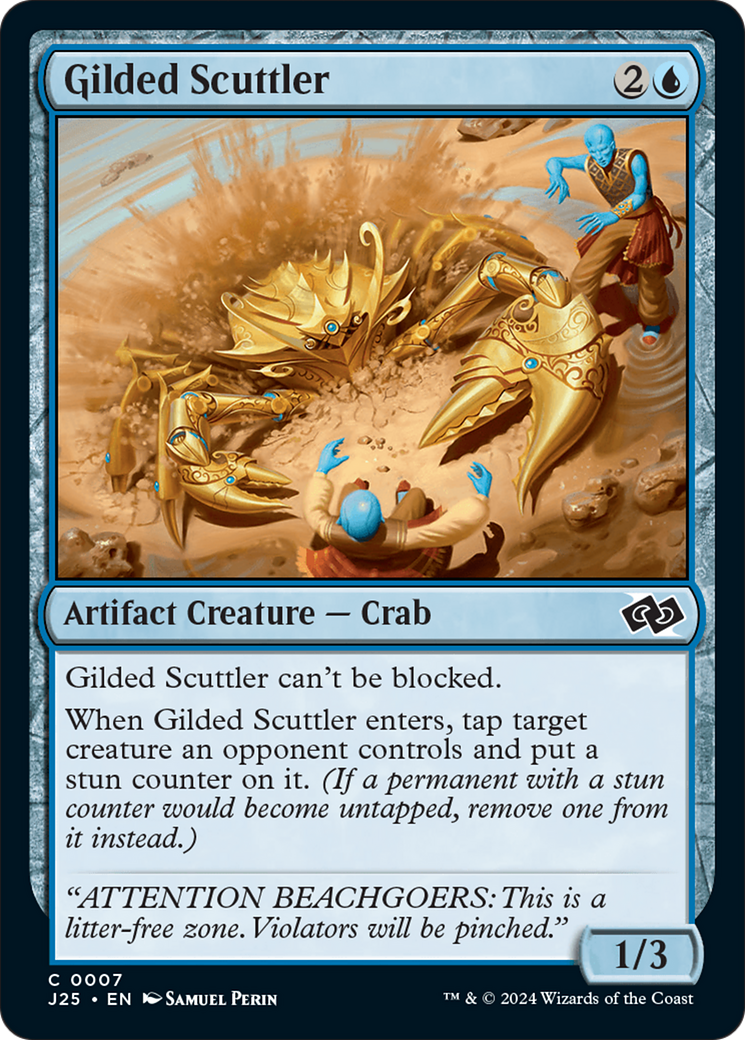 Gilded Scuttler [Foundations Jumpstart] | Gamers Paradise