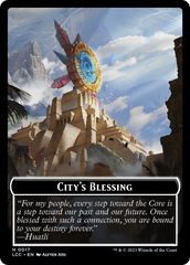 Tiny // City's Blessing Double-Sided Token [Secret Lair Drop Series] | Gamers Paradise