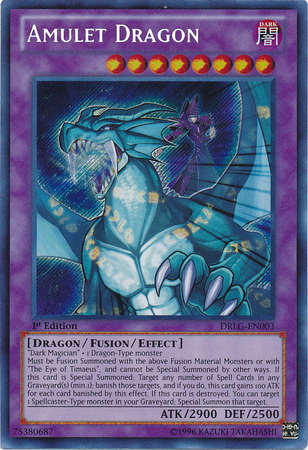 Amulet Dragon [DRLG-EN003] Secret Rare | Gamers Paradise