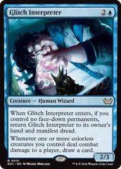 Glitch Interpreter [Duskmourn: House of Horror Commander] | Gamers Paradise