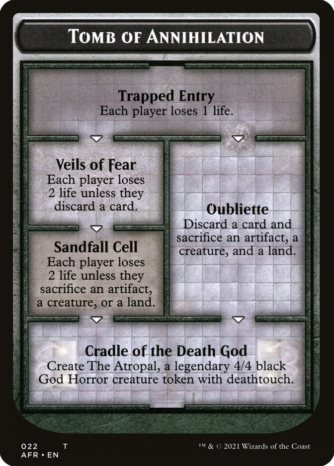 Dungeon of the Mad Mage // Tomb of Annihilation Double-Sided Token [Dungeons & Dragons: Adventures in the Forgotten Realms Tokens] | Gamers Paradise