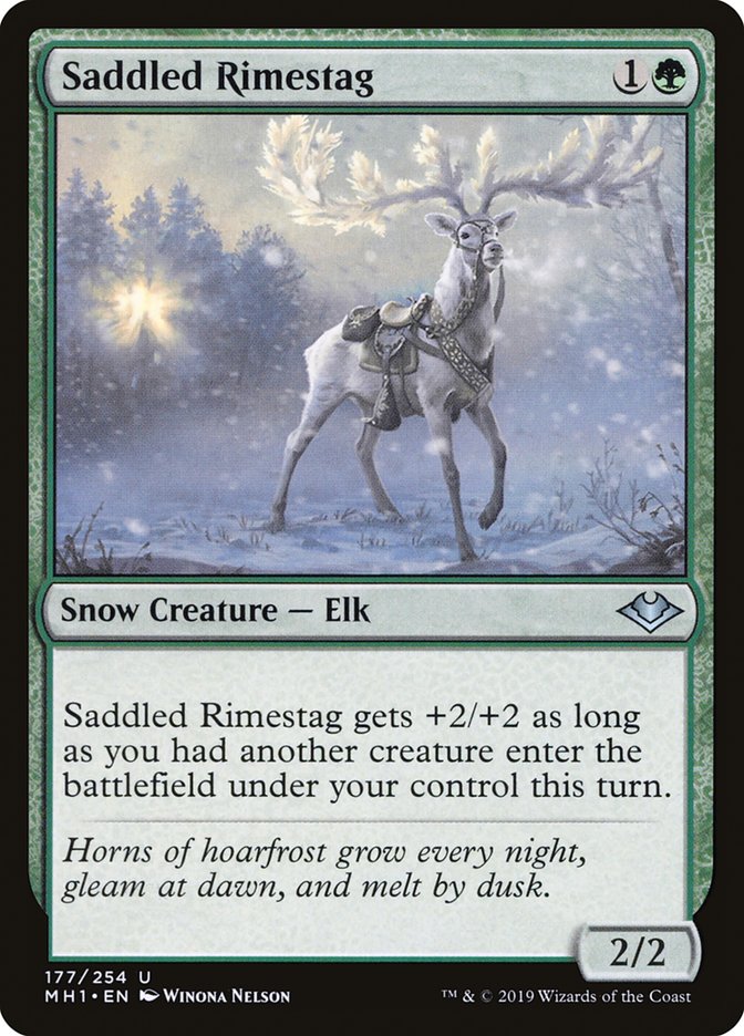 Saddled Rimestag [Modern Horizons] | Gamers Paradise