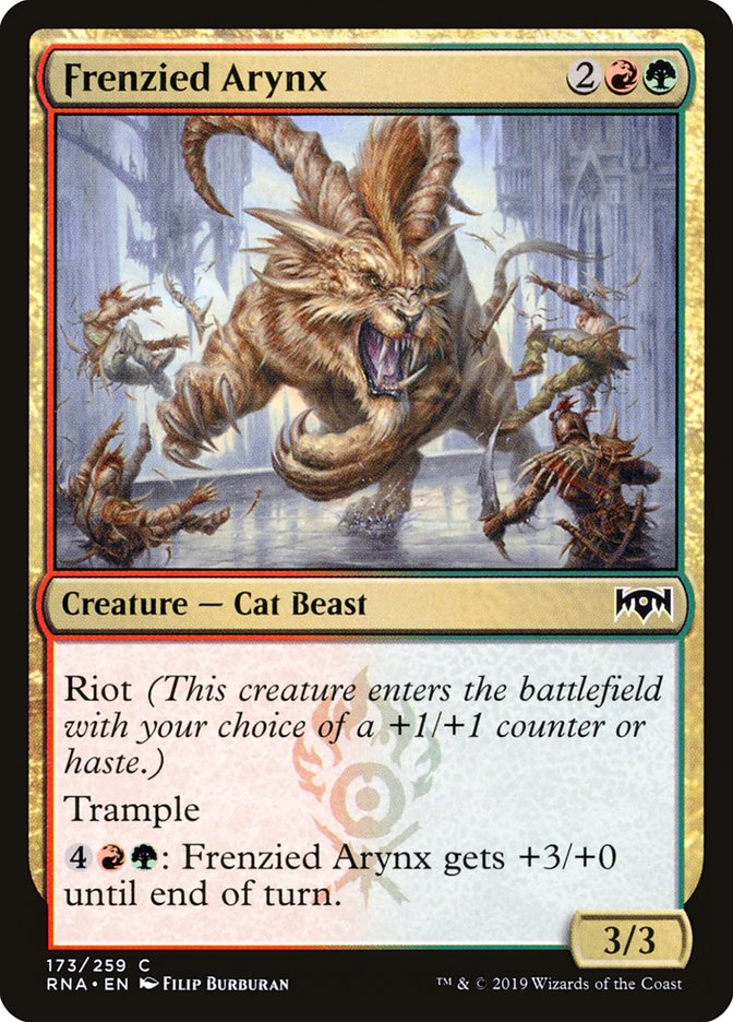 Frenzied Arynx [Ravnica Allegiance] | Gamers Paradise